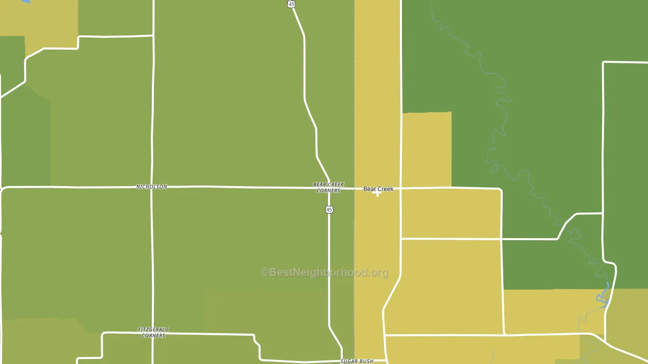 54922, WI block-group voter-turnout map