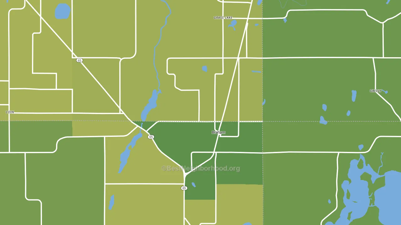 55006, MN block-group voter-turnout map