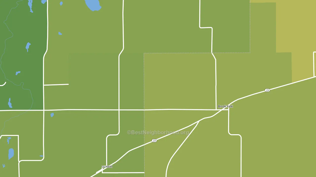 55007, MN block-group voter-turnout map