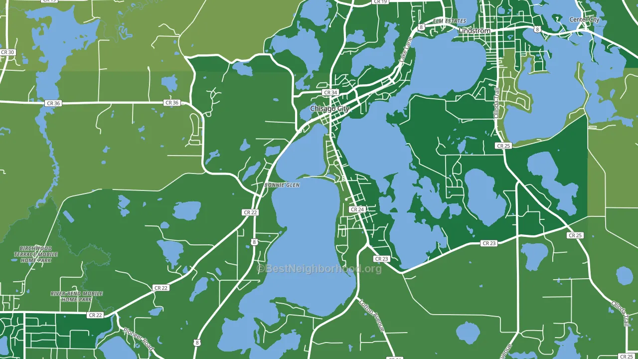 55013, MN block-group voter-turnout map