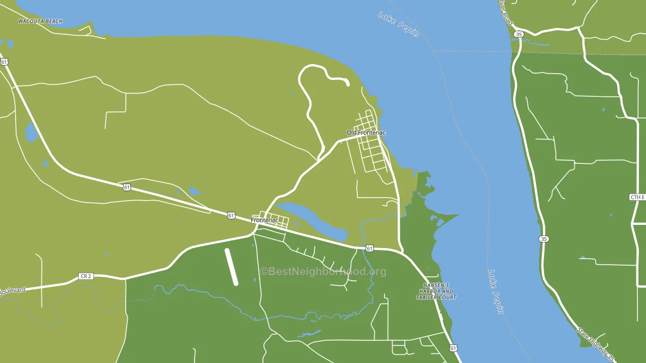 55026, MN block-group voter-turnout map