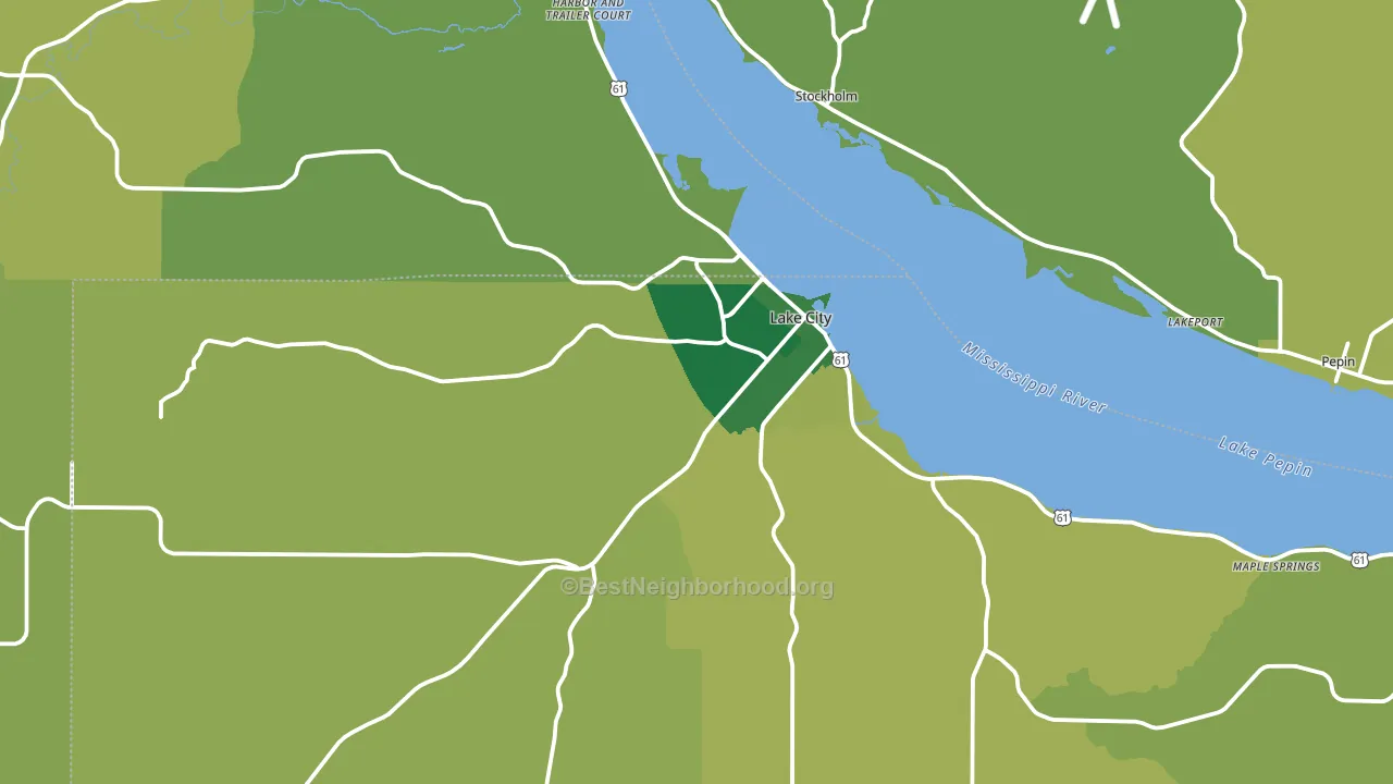 55041, MN block-group voter-turnout map