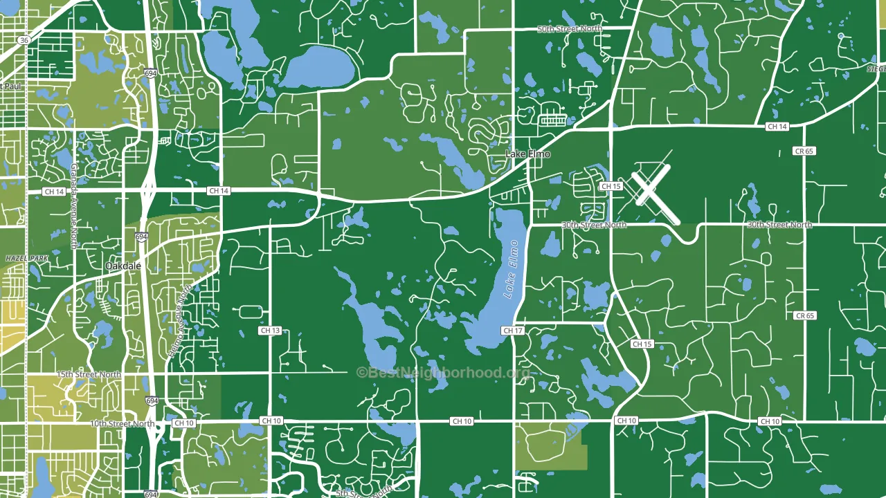 55042, MN block-group voter-turnout map