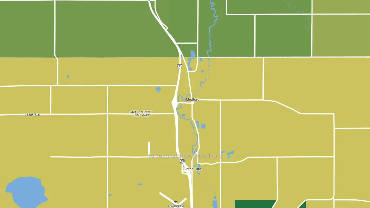 55049, MN block-group voter-turnout map