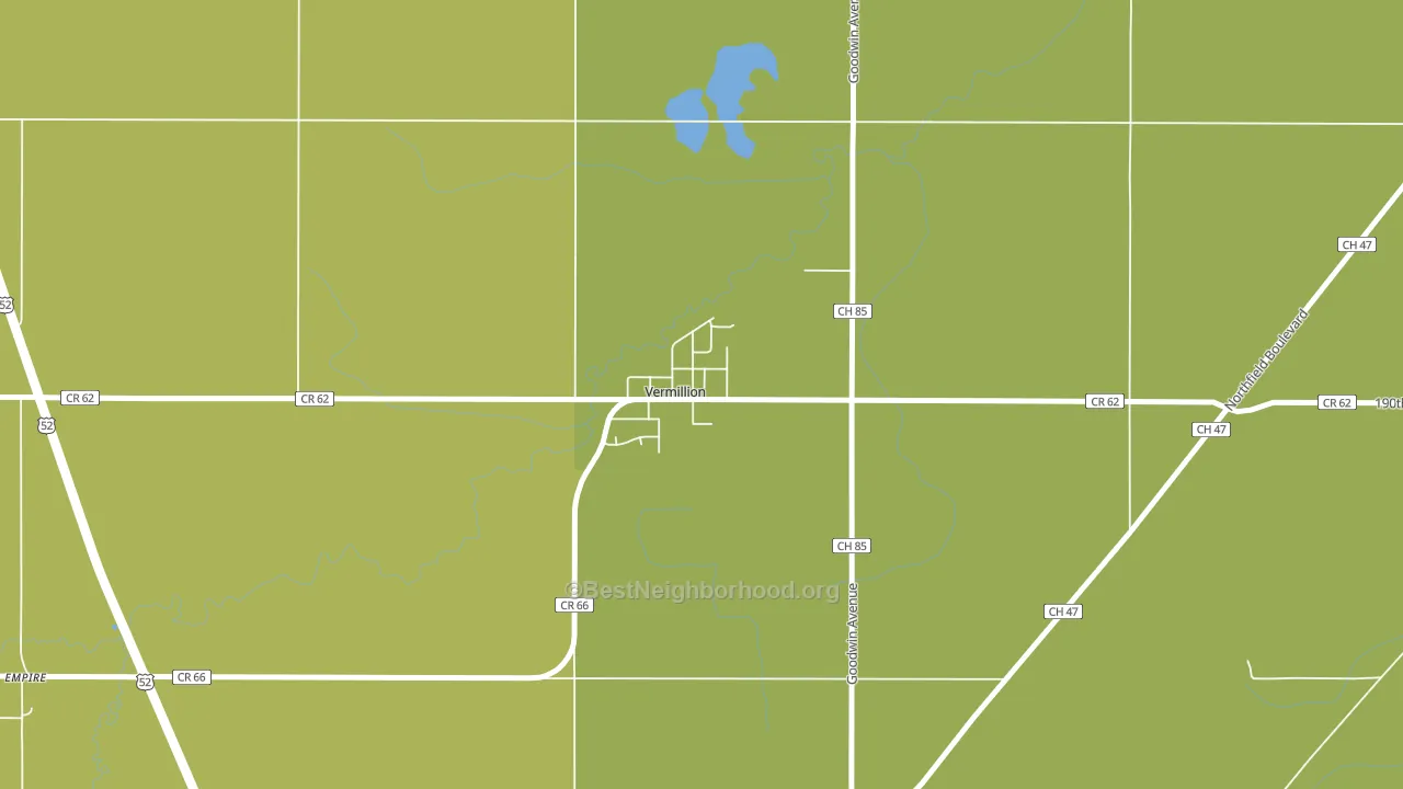 55085, MN block-group voter-turnout map