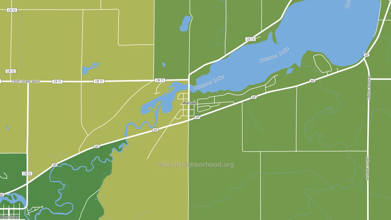 55087, MN block-group voter-turnout map