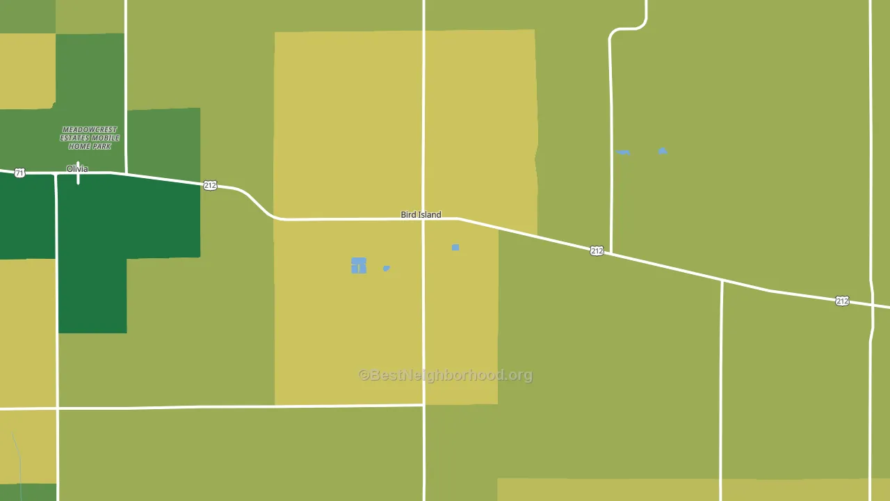 55310, MN block-group voter-turnout map