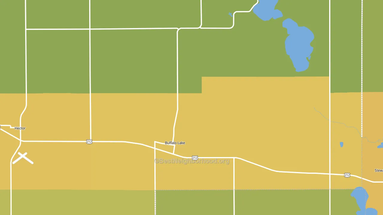 55314, MN block-group voter-turnout map
