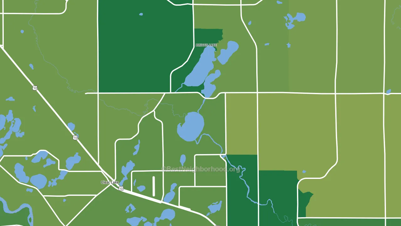 55319, MN block-group voter-turnout map