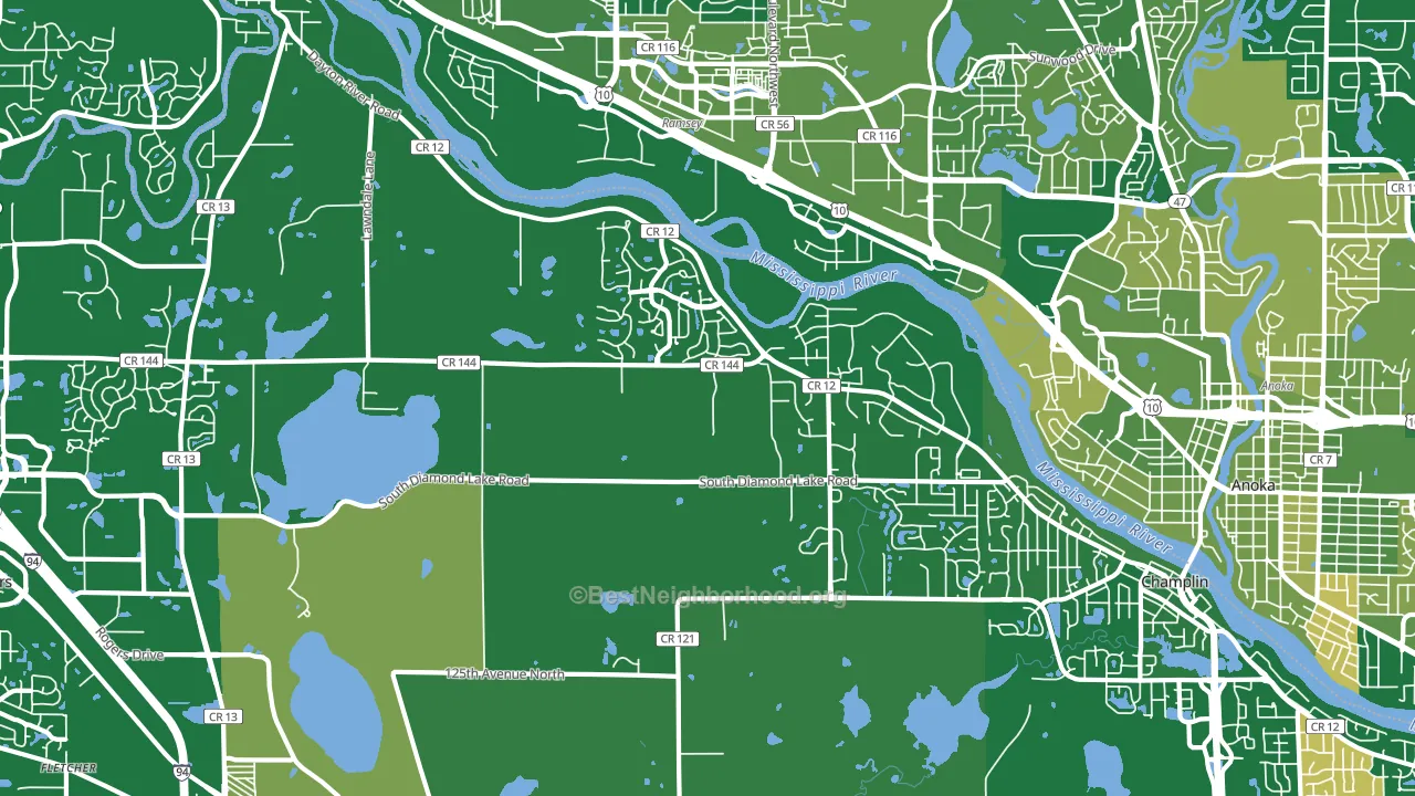 55327, MN block-group voter-turnout map
