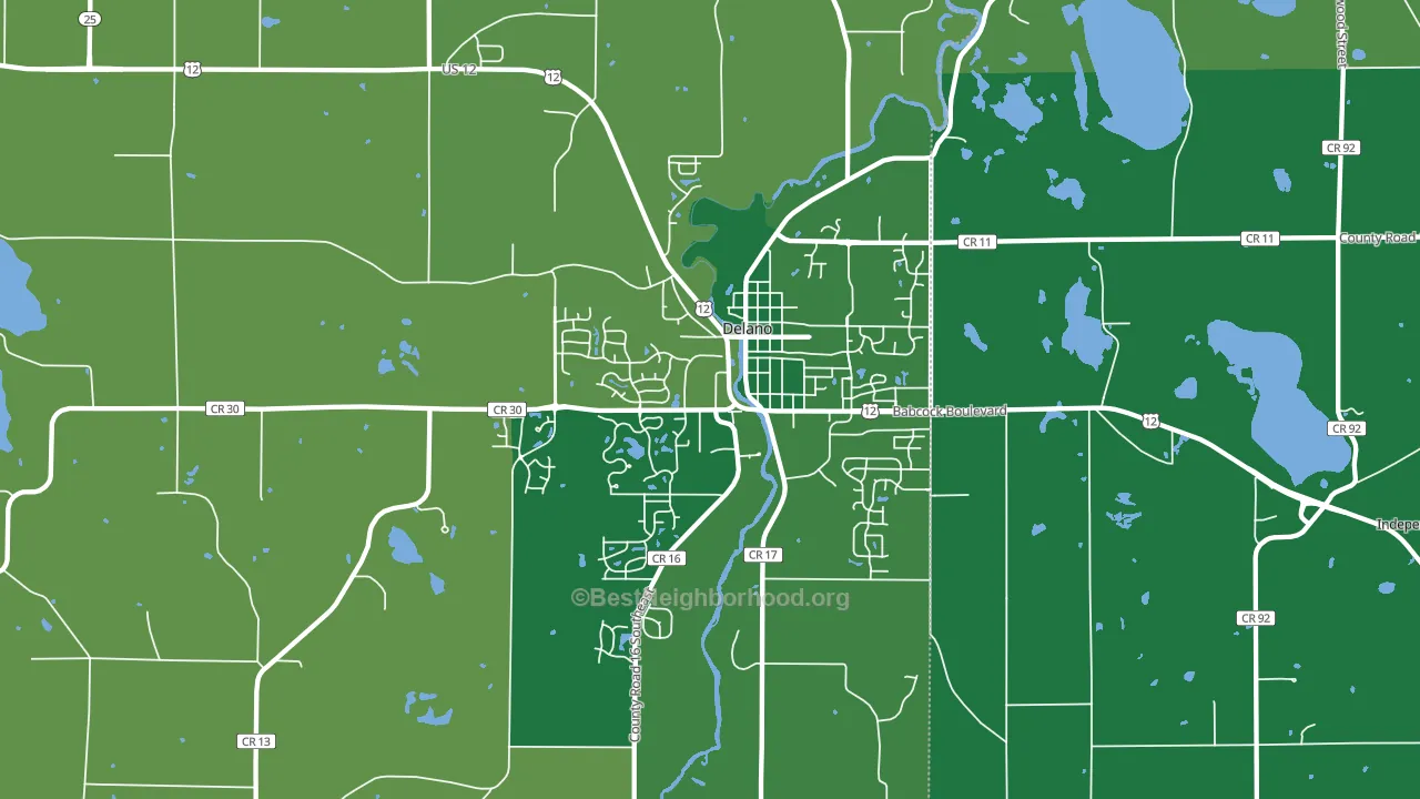 55328, MN block-group voter-turnout map