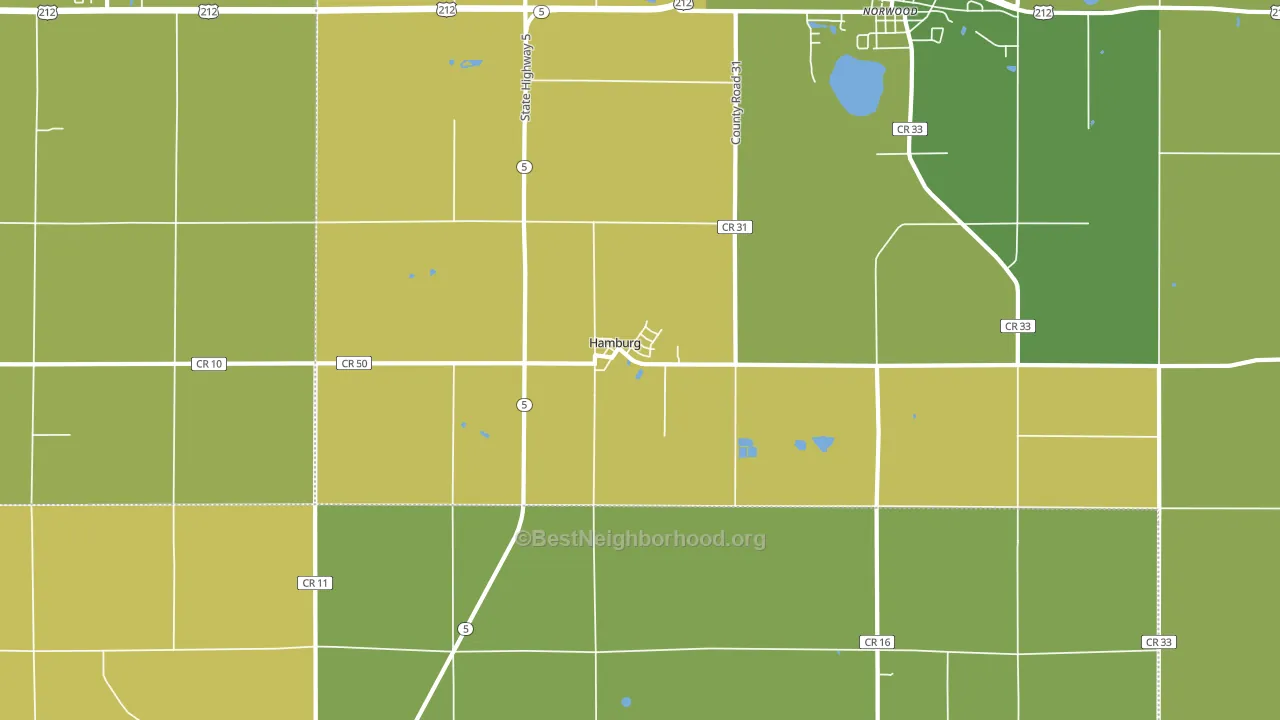 55339, MN block-group voter-turnout map
