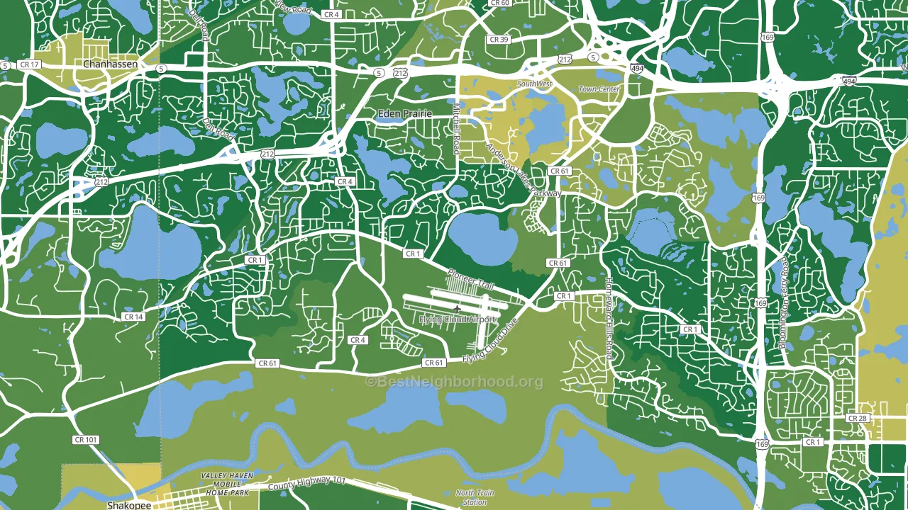 55347, MN block-group voter-turnout map