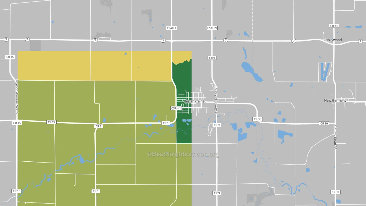 55354, MN block-group voter-turnout map