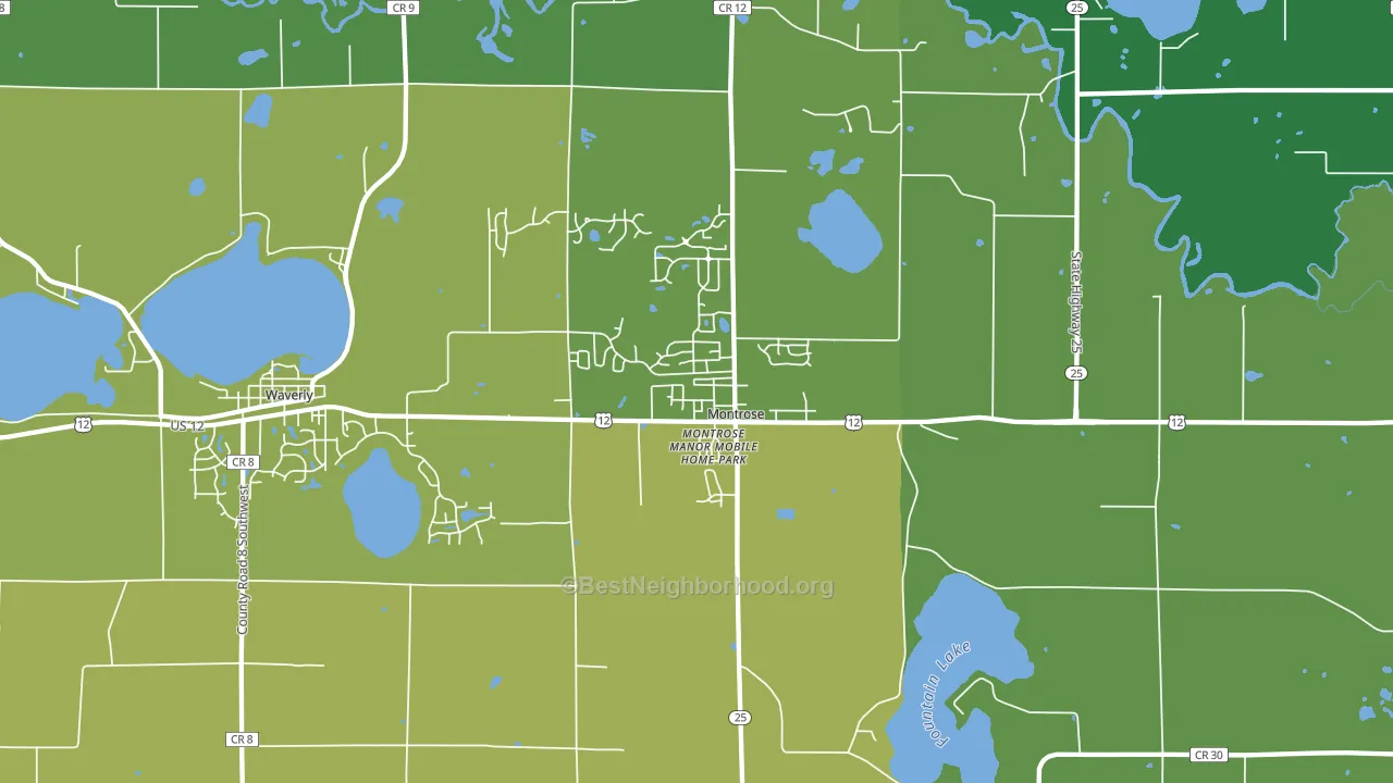55363, MN block-group voter-turnout map