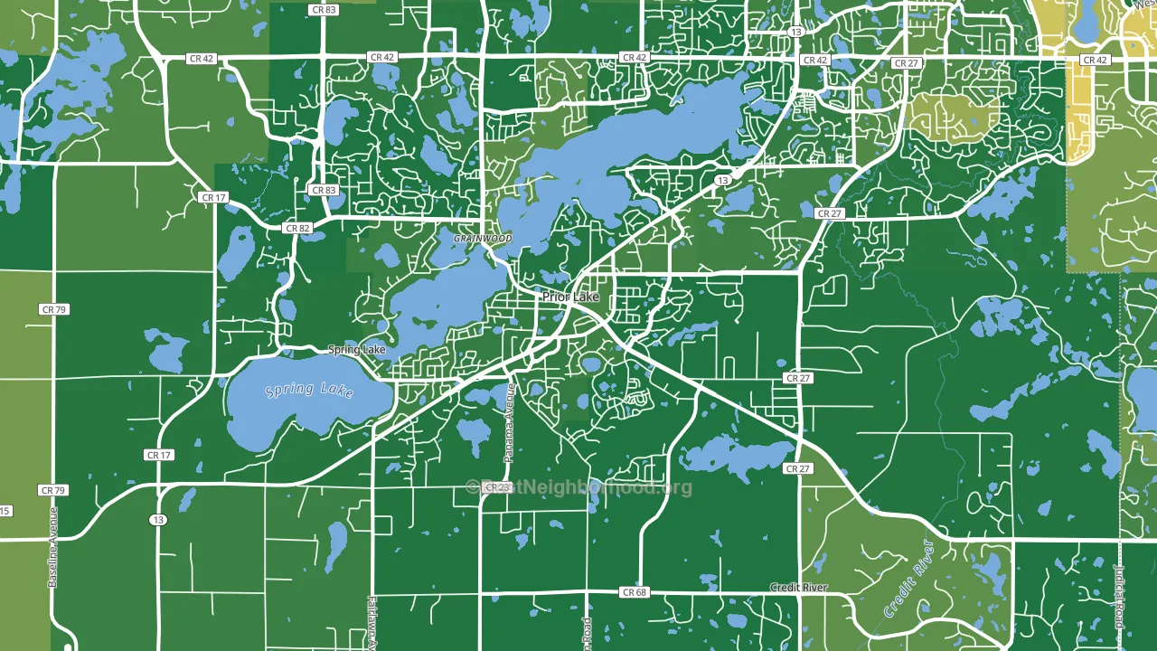 55372, MN block-group voter-turnout map