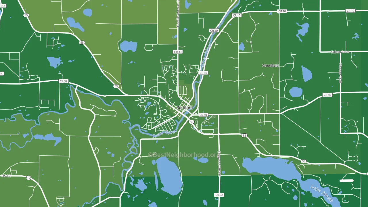 55373, MN block-group voter-turnout map