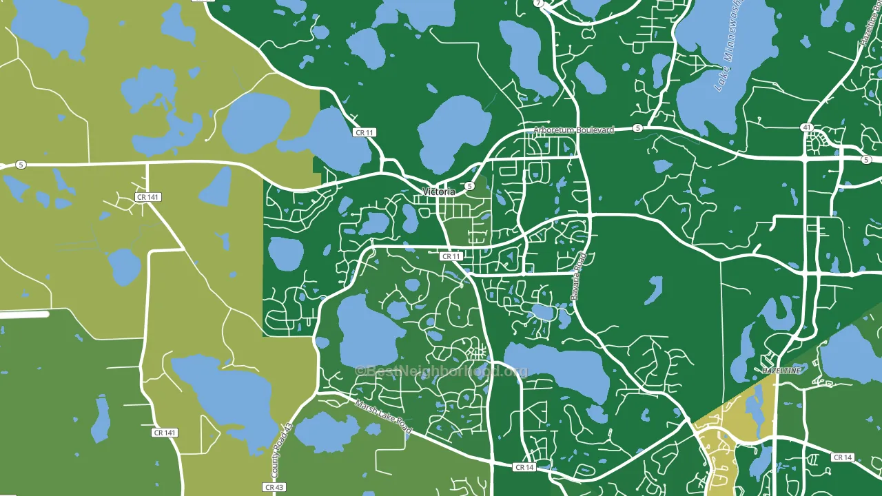55386, MN block-group voter-turnout map
