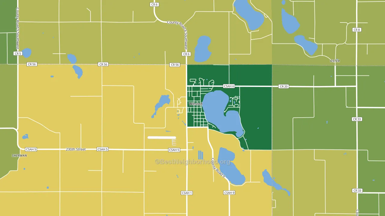 55395, MN block-group voter-turnout map