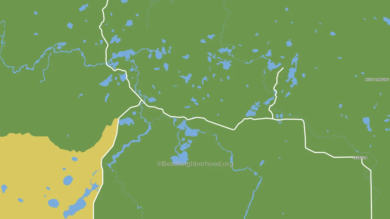 55607, MN block-group voter-turnout map