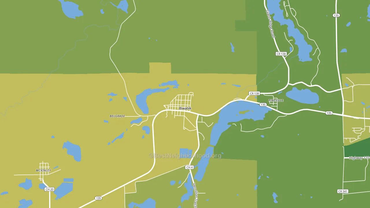 55708, MN block-group voter-turnout map