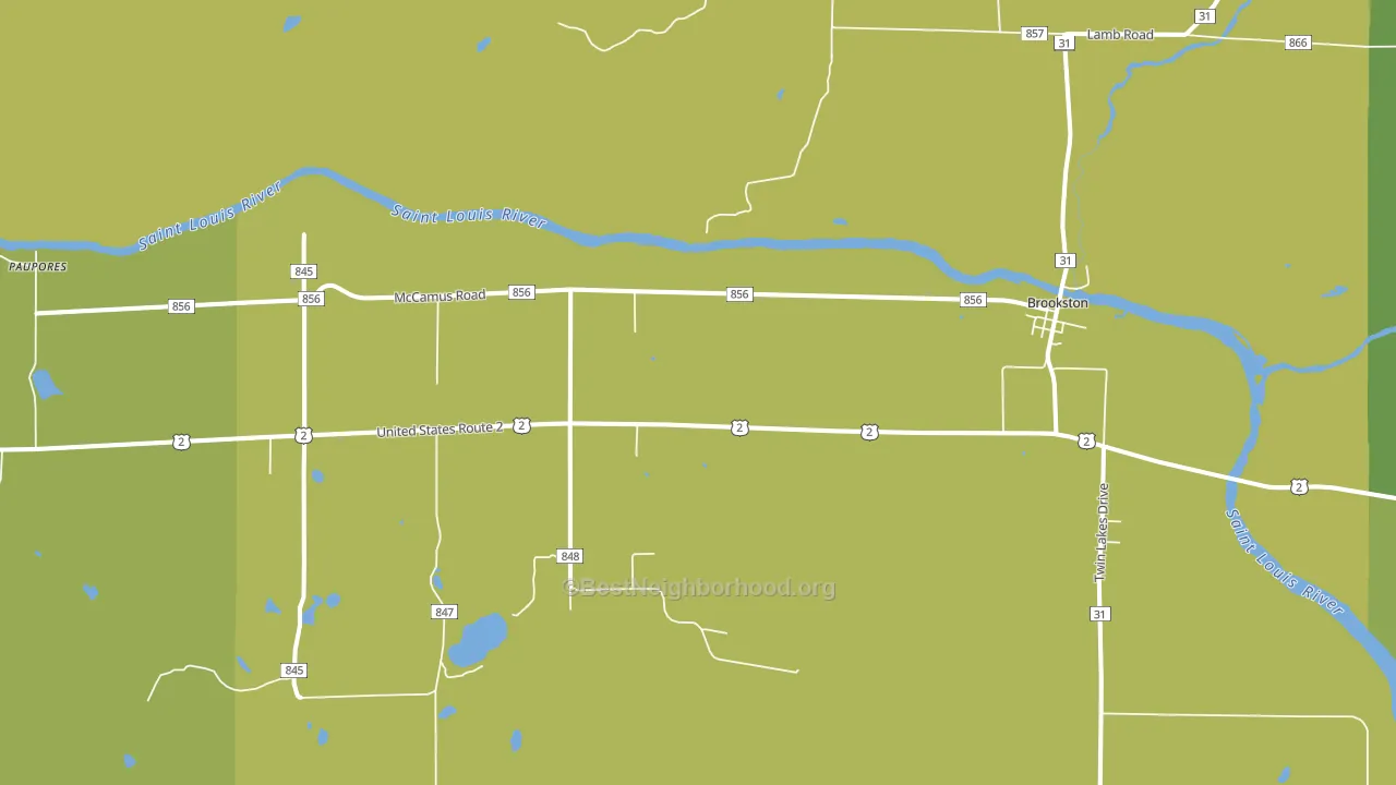 55711, MN block-group voter-turnout map
