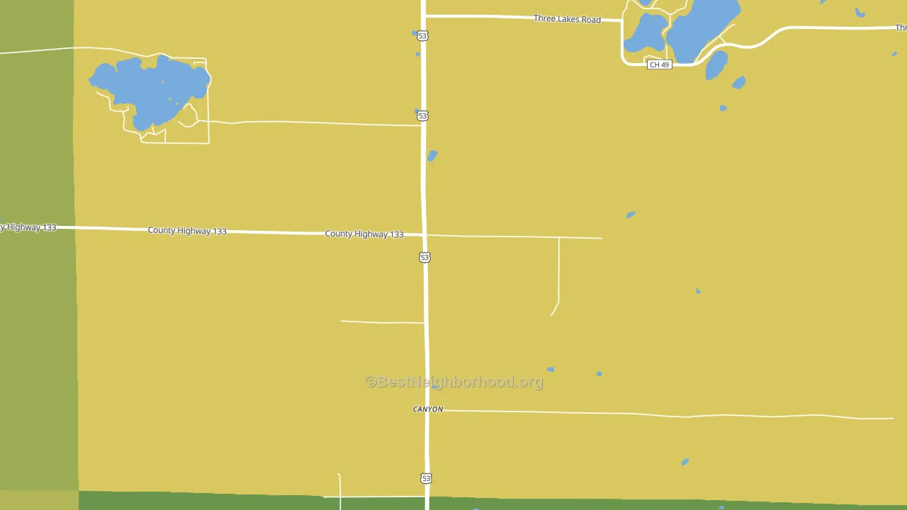 55717, MN block-group voter-turnout map