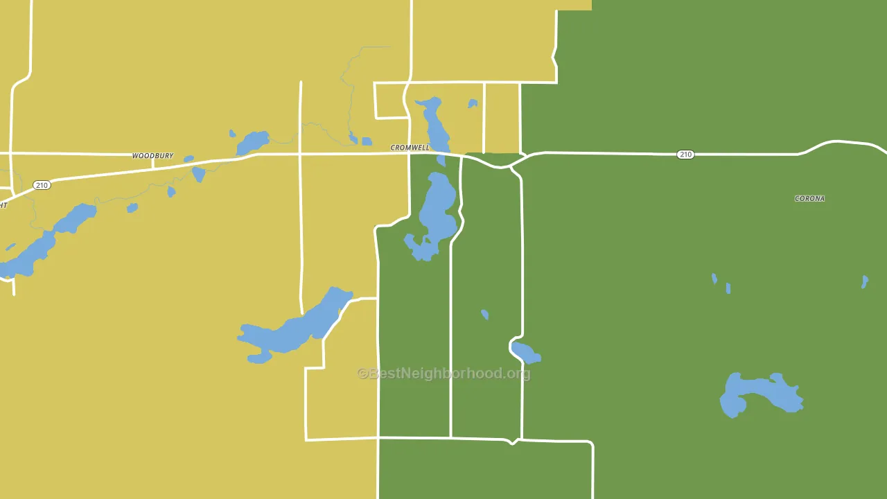 55726, MN block-group voter-turnout map