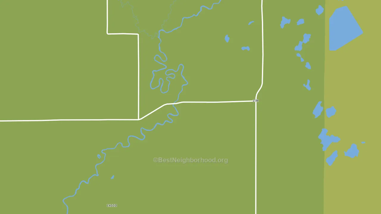 55738, MN block-group voter-turnout map
