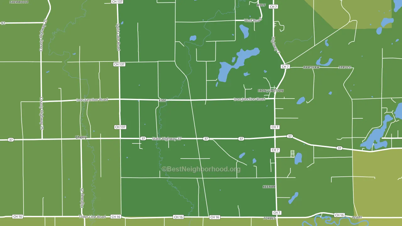 55751, MN block-group voter-turnout map