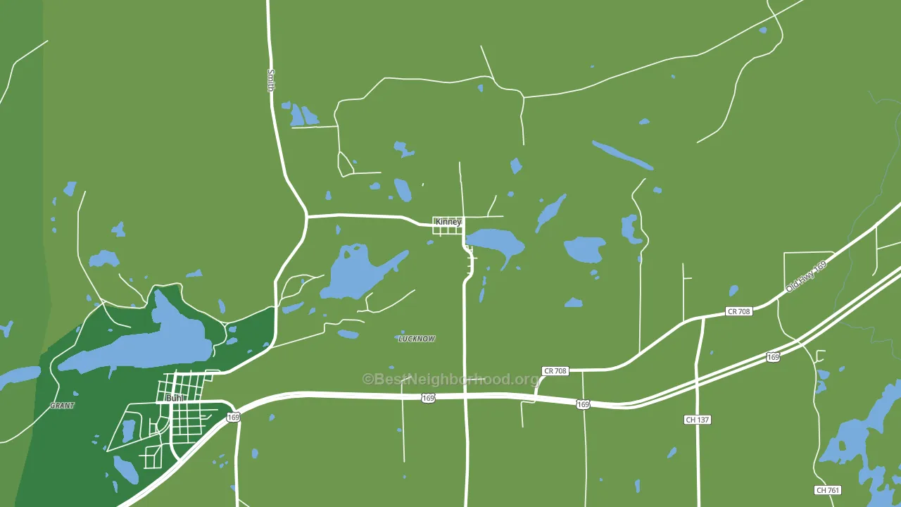 55758, MN block-group voter-turnout map