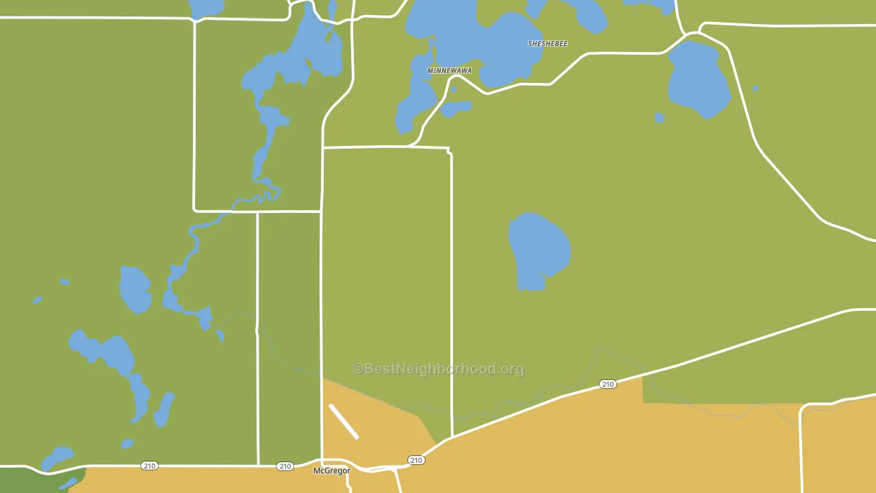 55760, MN block-group voter-turnout map
