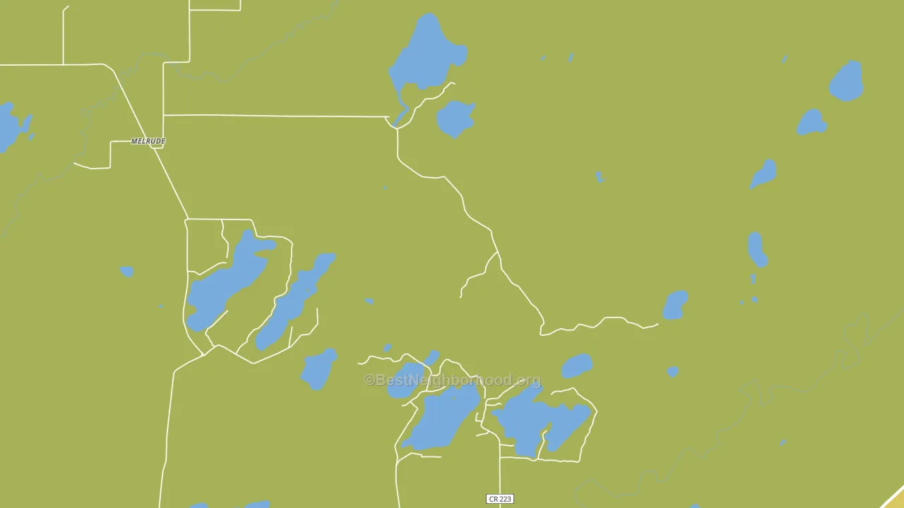 55766, MN block-group voter-turnout map