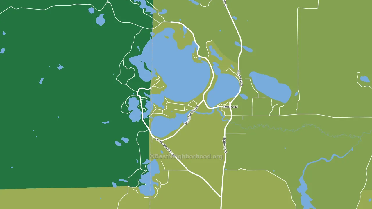 55781, MN block-group voter-turnout map