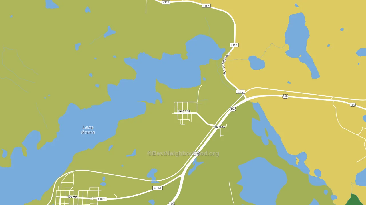 55786, MN block-group voter-turnout map