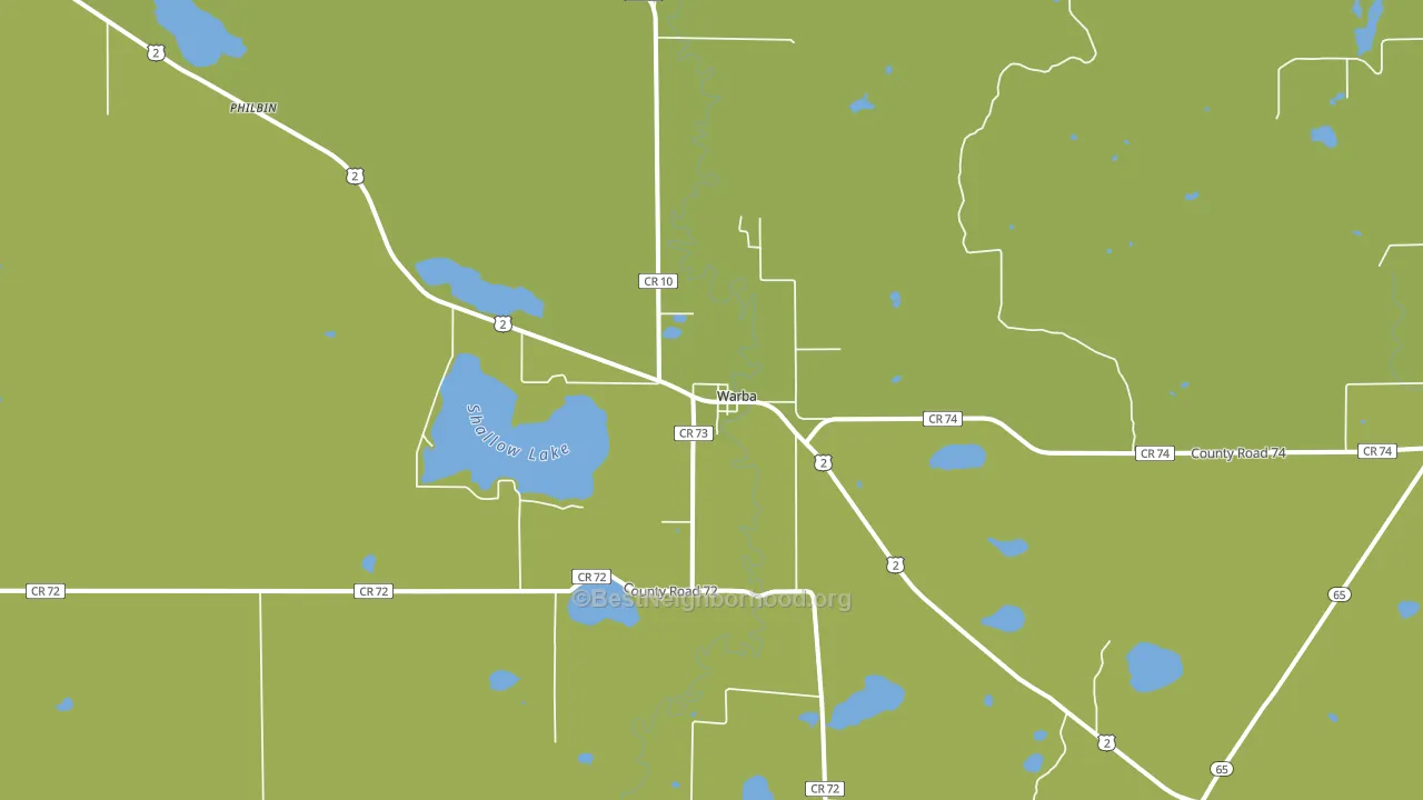 55793, MN block-group voter-turnout map