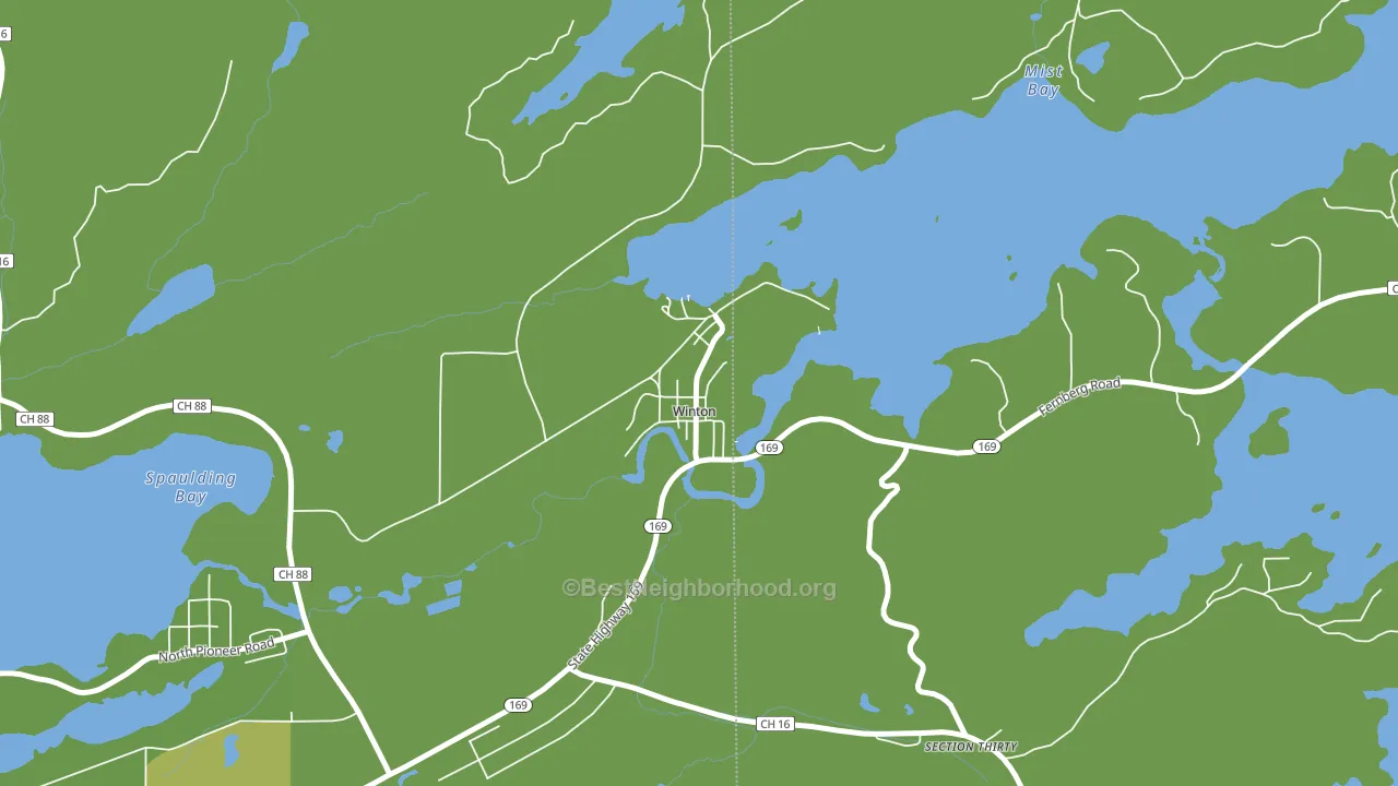 55796, MN block-group voter-turnout map