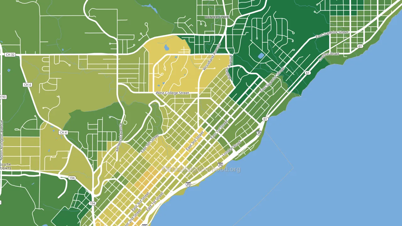 55812, MN block-group voter-turnout map
