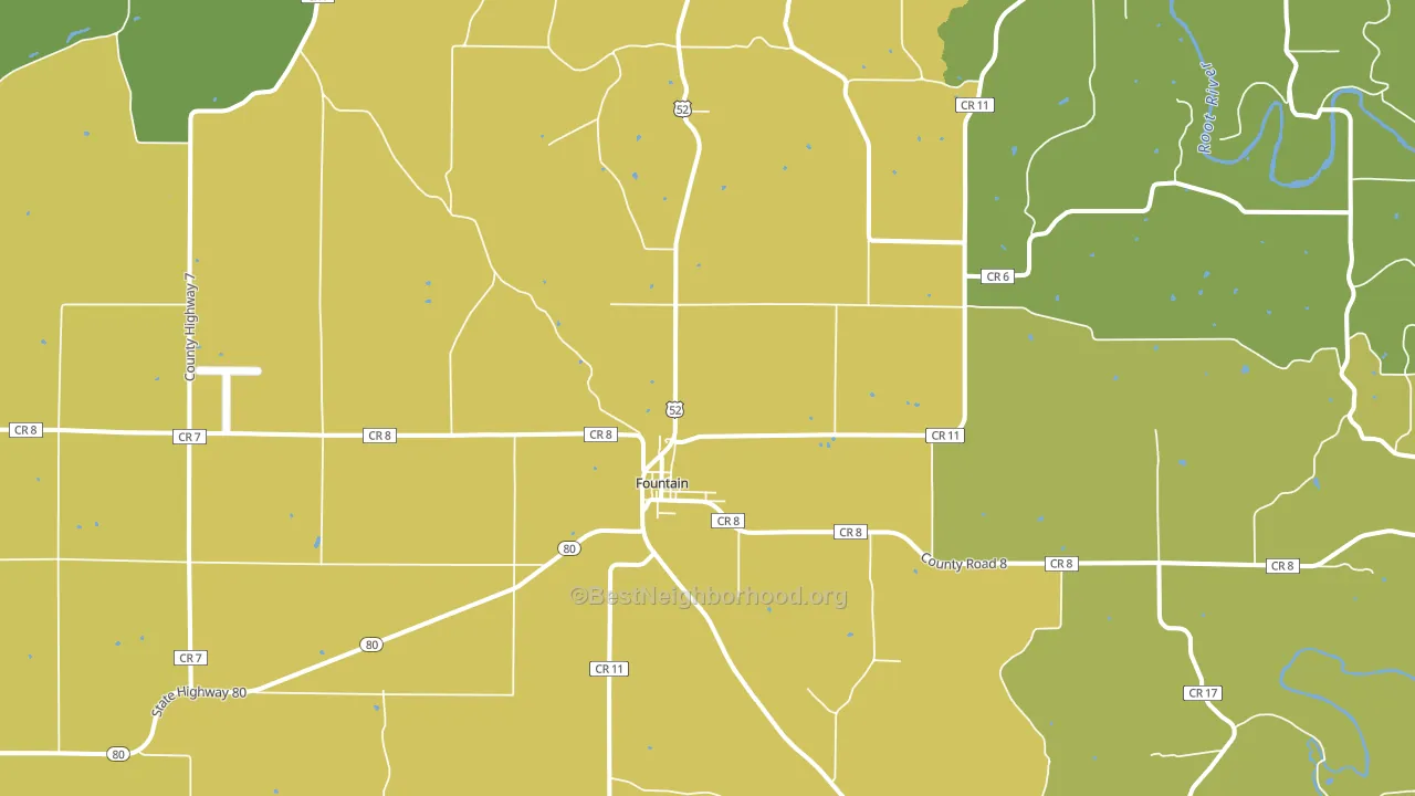 55935, MN block-group voter-turnout map