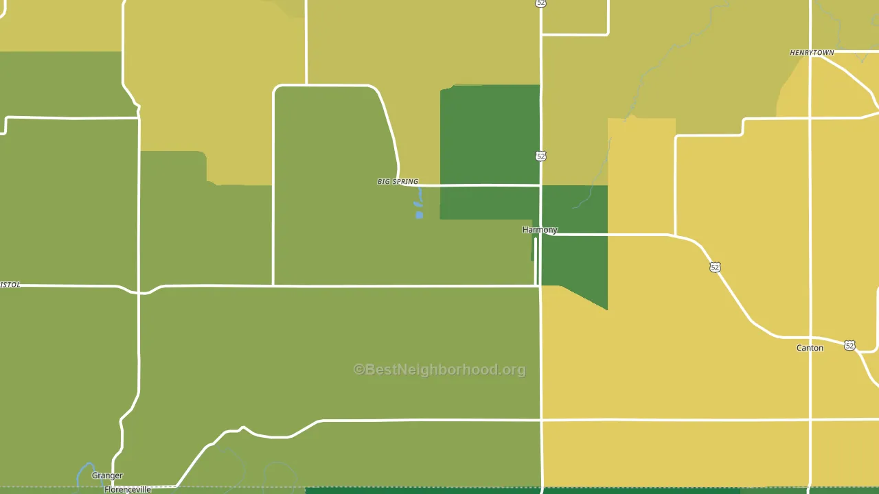 55939, MN block-group voter-turnout map