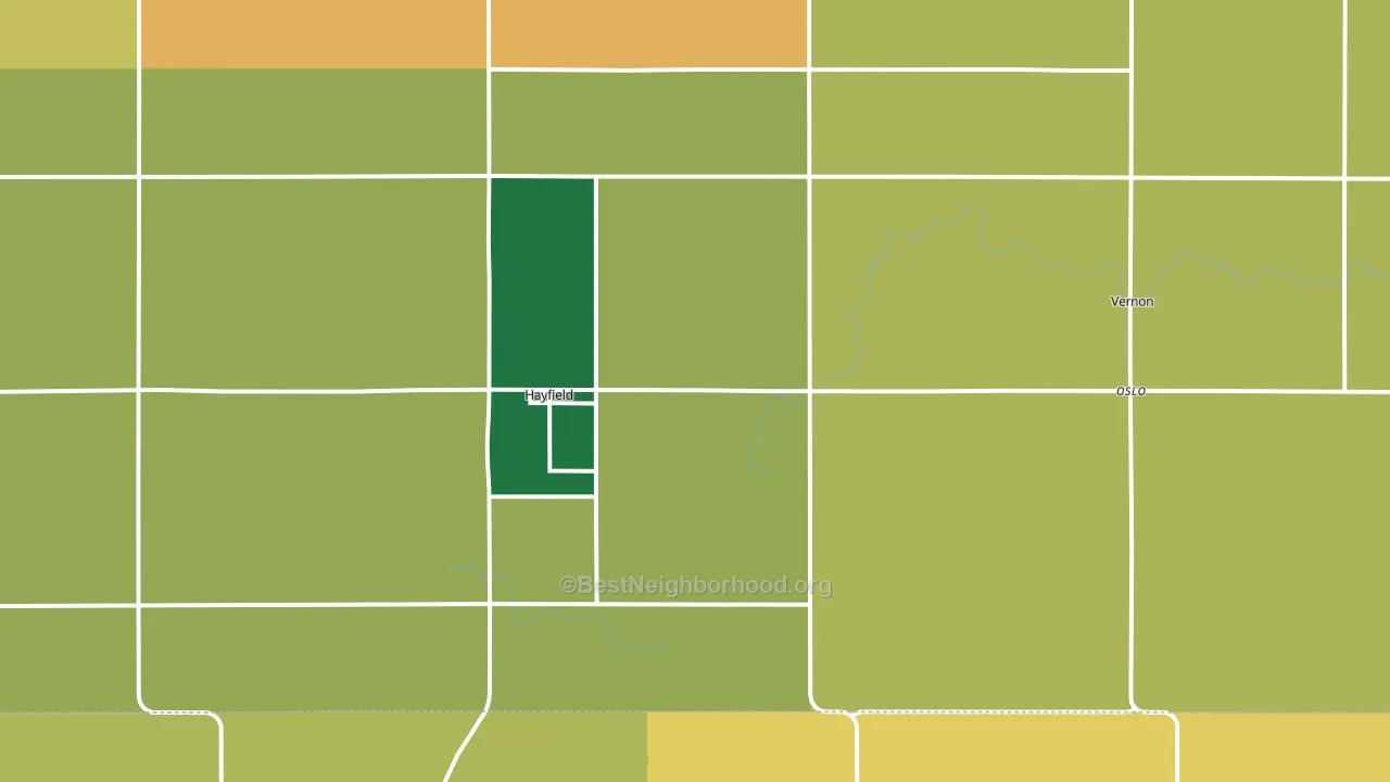 55940, MN block-group voter-turnout map