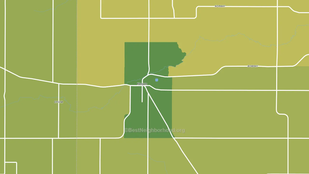 55946, MN block-group voter-turnout map