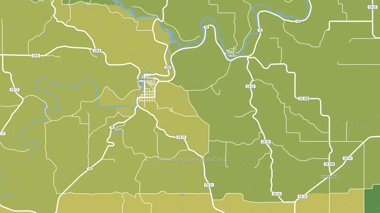 55949, MN block-group voter-turnout map