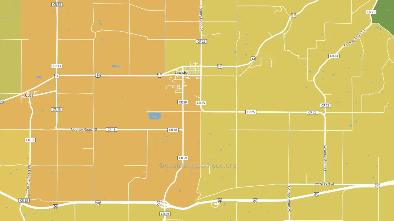 55952, MN block-group voter-turnout map