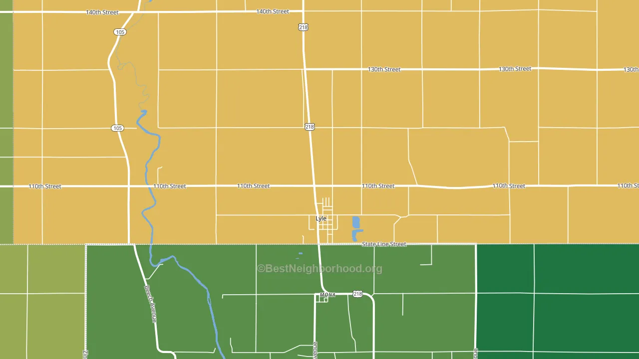 55953, MN block-group voter-turnout map