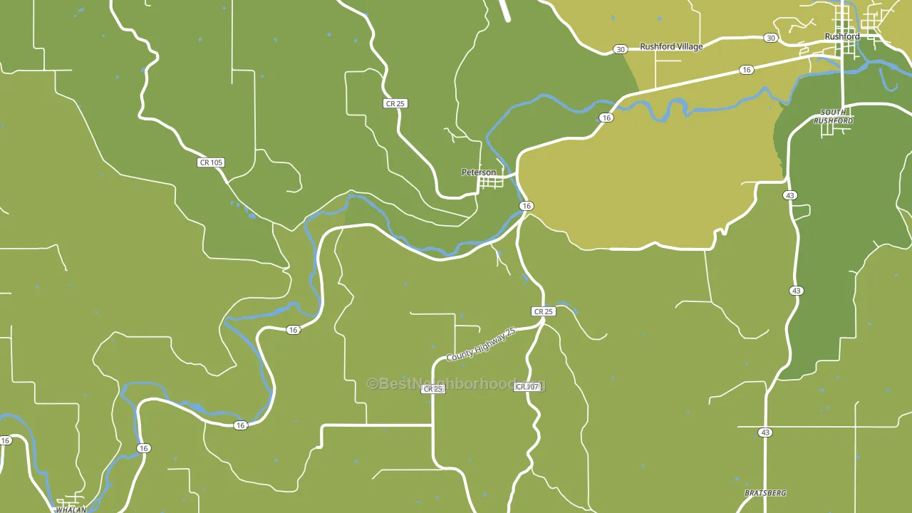 55962, MN block-group voter-turnout map