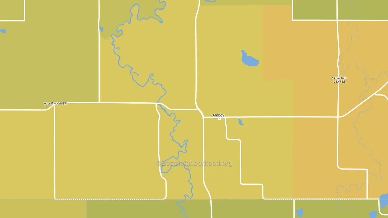 56010, MN block-group voter-turnout map