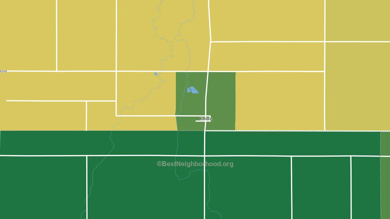 56027, MN block-group voter-turnout map