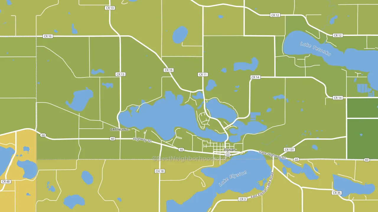 56028, MN block-group voter-turnout map