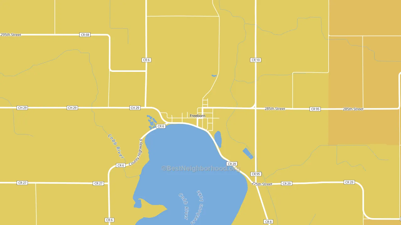 56032, MN block-group voter-turnout map